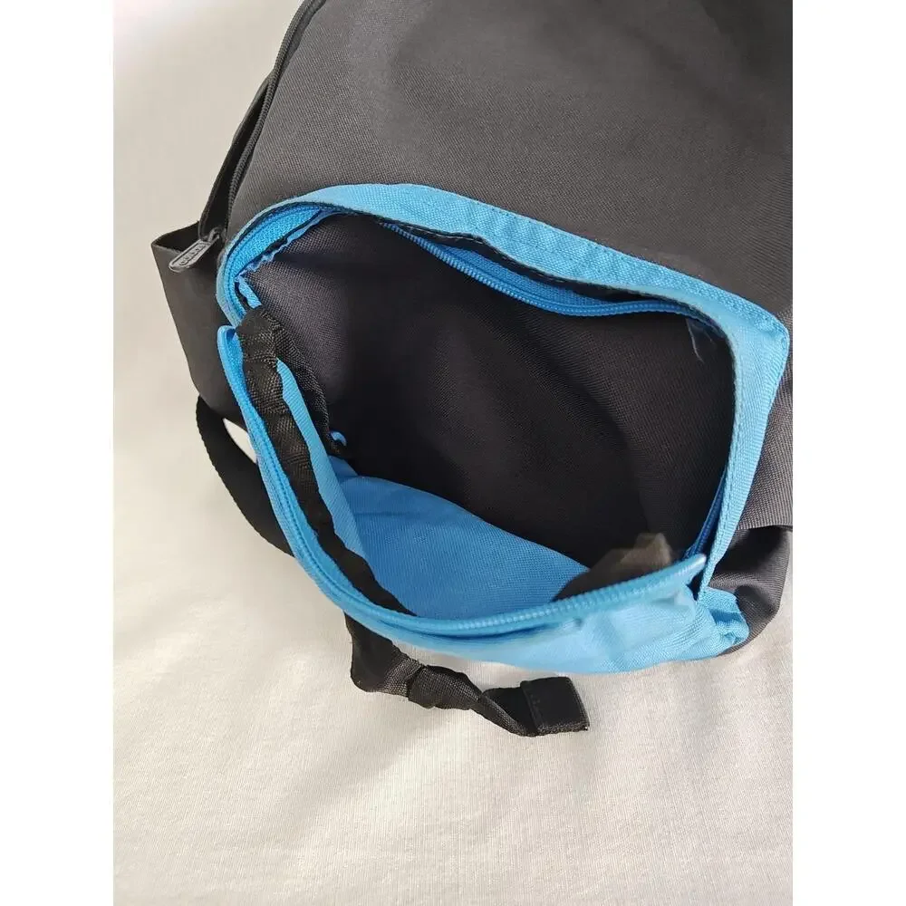 Adidas large blue Backpack School work Travel Gym bag Pockets‎ Front pouch